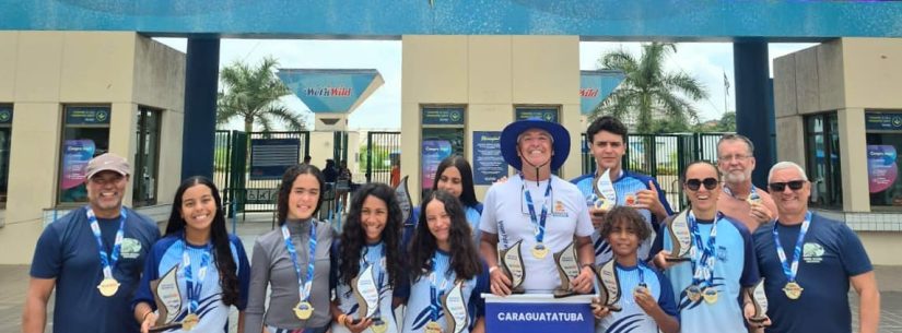 Caraguatatuba conquista 2º lugar por equipes na 2ª etapa do Circuito Paulista de Águas Abertas