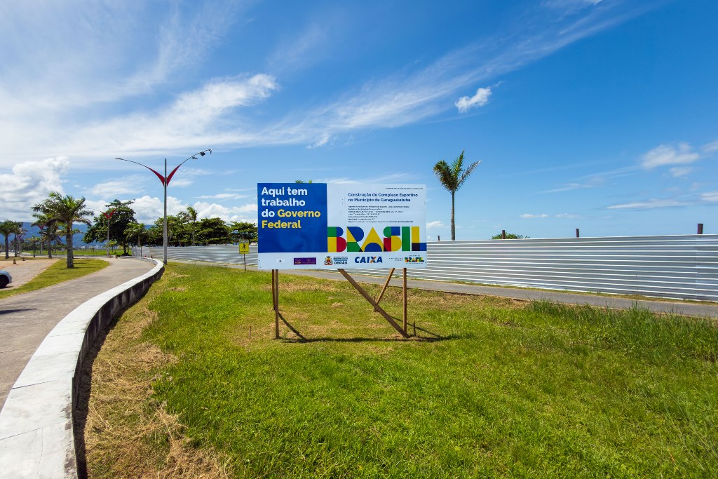 Obras do Complexo Esportivo de Caraguatatuba avançam no Porto Novo
