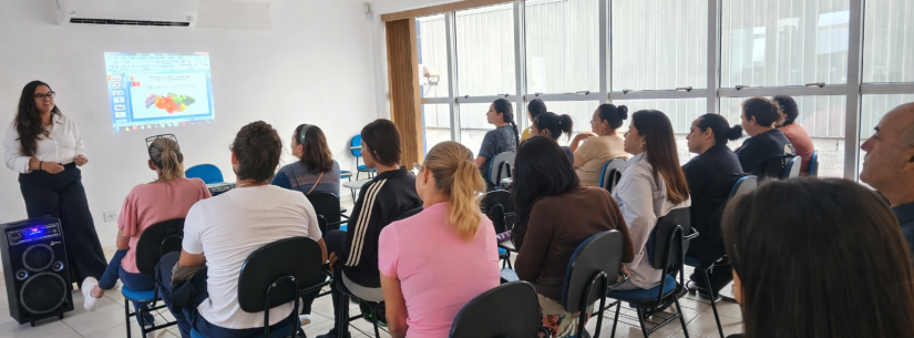 Banco de Alimentos promove palestra sobre alimentação na prevenção de doenças crônicas