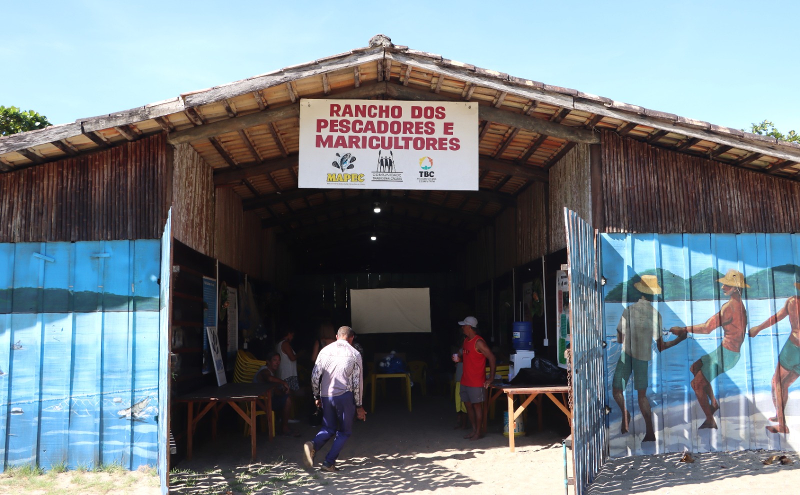 Reunião define uso dos ranchos de pescadores e maricultores da Cocanha ...