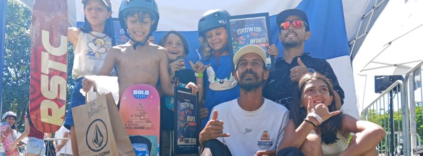Skate de Caraguatatuba sobe ao pódio na 1ª etapa do Circuito GrowUp