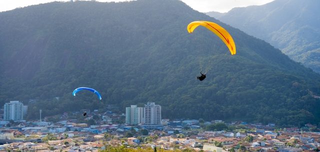 Espetáculos aéreos atraem público para Festival “Auracy Mansano” de Voo Livre neste fim de semana