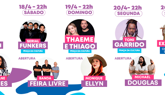 Shows com artistas locais e de renome nacional marcam aniversário de 169 anos de Caraguatatuba