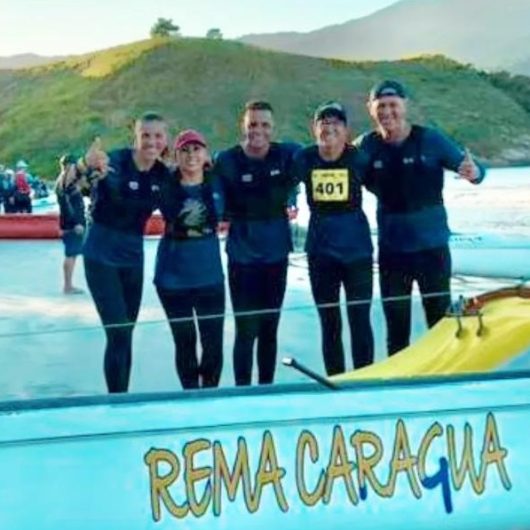 Caraguatatuba é destaque no Campeonato Brasileiro de Va’a com equipe mista 40+