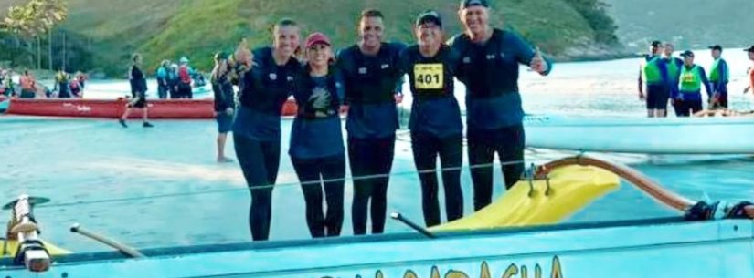 Caraguatatuba é destaque no Campeonato Brasileiro de Va’a com equipe mista 40+