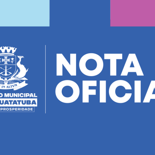 NOTA OFICIAL - SHOWS DE ANIVERSÁRIO DA CIDADE