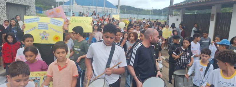 UBS Casa Branca mobiliza passeata contra abuso e exploração sexual infantil em parceria com a Educação
