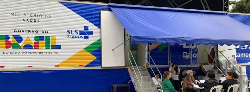 Caraguatatuba recebe unidade móvel do Ministério da Saúde para atendimento à mulher