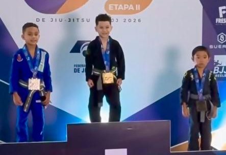 Caraguatatuba conquista quatro medalhas na 2ª etapa do Circuito Paulista de Jiu-Jítsu