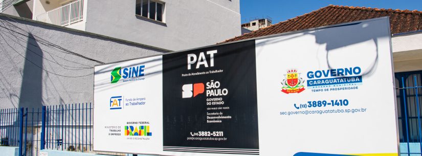 Caraguatatuba disponibiliza 103 vagas de emprego nesta segunda-feira