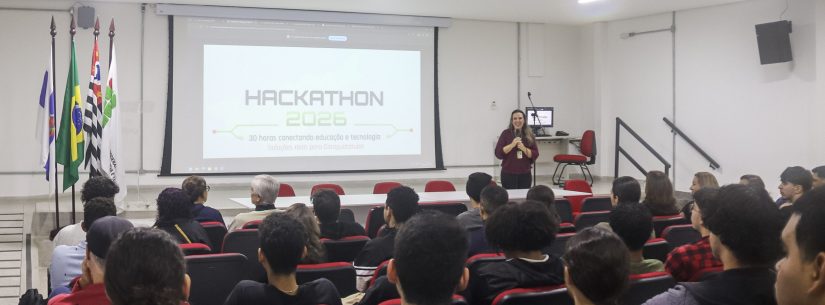 Hackathon 2026 desafia estudantes a criar soluções tecnológicas para Educação em Caraguatatuba