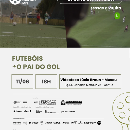 Filmes sobre futebol estão na programação especial de junho do Cineclube Pontos MIS