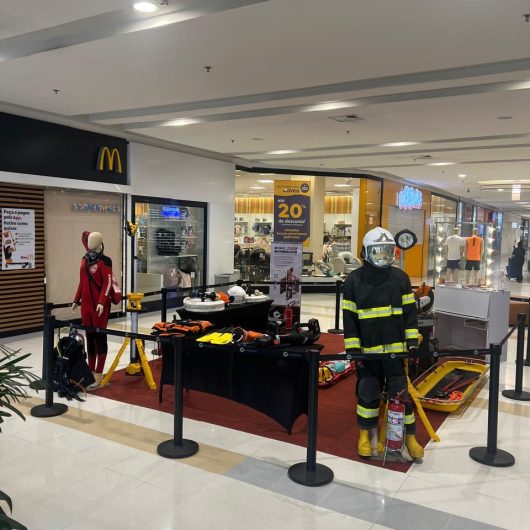 Caraguatatuba recebe exposição dos Bombeiros e intensifica divulgação da Corrida Cabo PM Pereira
