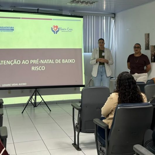 Profissionais da rede municipal de saúde participam de capacitação sobre pré-natal em Caraguatatuba