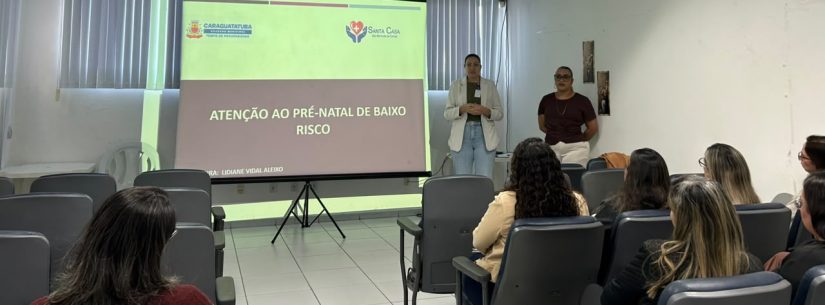 Profissionais da rede municipal de saúde participam de capacitação sobre pré-natal em Caraguatatuba