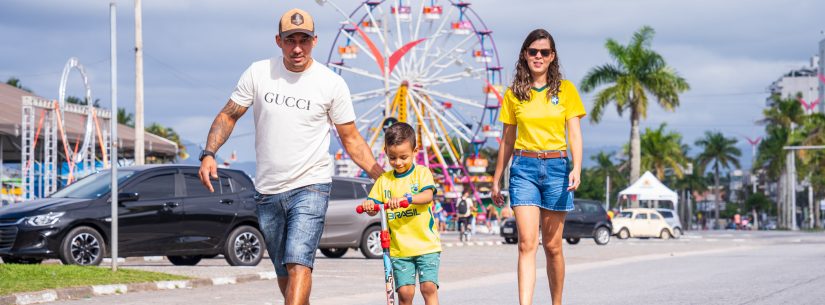 Rua da Família reúne esporte, cultura e inclusão em Caraguatatuba neste domingo