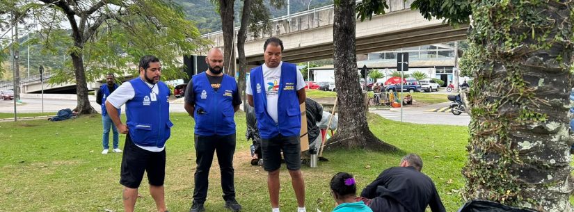 Ruas da Esperança promove nova ação integrada de acolhimento e ordenamento urbano em Caraguatatuba