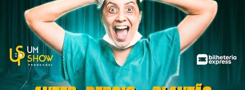 Camila Cardoso leva espetáculo de humor inspirado na rotina hospitalar ao Teatro Mario Covas