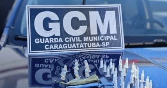 Guarda Civil Municipal apreende drogas durante patrulhamento preventivo em Caraguatatuba