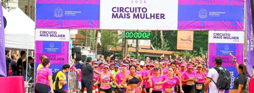 Circuito Mais Mulher em Caraguatatuba abre inscrições para 3 mil vagas gratuitas a partir desta quarta-feira