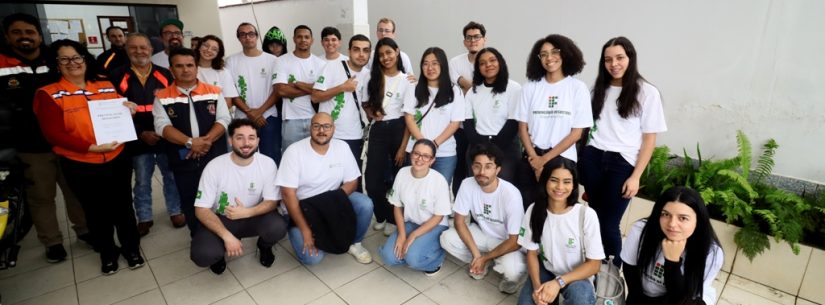 Defesa Civil recebe projetos de estudantes do IFSP para áreas de risco no Casa Branca
