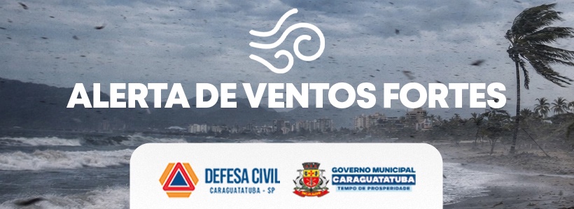 ALERTA DE VENTOS FORTES