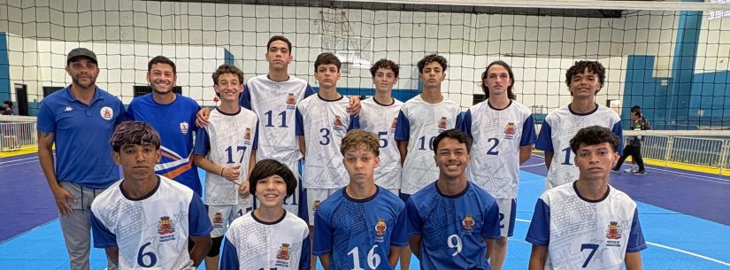 Vôlei masculino Sub-16 de Caraguatatuba vence Ubatuba e avança à fase regional da Copa São Paulo