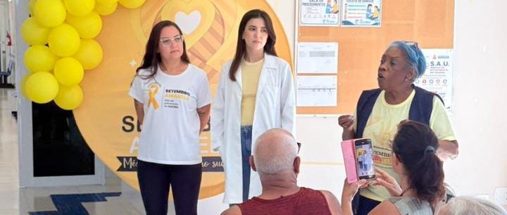 “Escutar é estar presente” é tema do Setembro Amarelo que invade unidades de saúde durante todo o mês