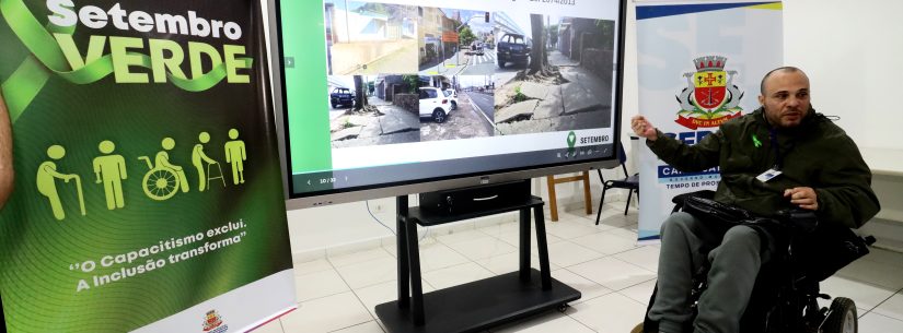 Setembro Verde leva motoristas do transporte coletivo a vivenciar desafios enfrentados por pessoas com deficiência