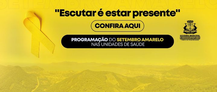 Banner Setembro Amarelo