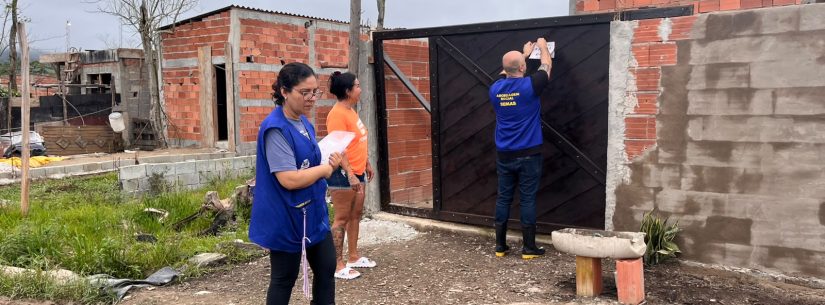 Caraguatatuba inicia ação de selagem e cadastramento de famílias no Perequê-Mirim