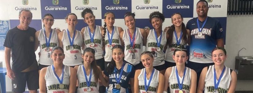 Voleibol de Caraguatatuba conquista pódio e avança às semifinais em competições regionais