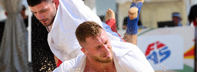 Mundial de Beach Sambo traz atletas de diferentes continentes a Caraguatatuba na próxima semana