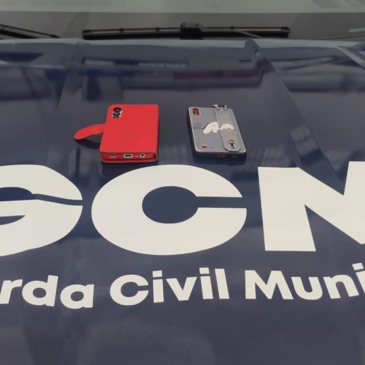 Guarda Civil Municipal de Caraguatatuba localiza suspeito de furtar dois celulares em laboratório da cidade
