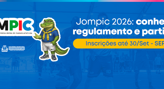 Jompic segue com inscrições abertas para atletas 60+ em Caraguatatuba