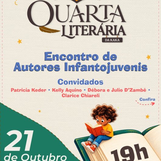 Professora-escritora da rede municipal apresenta sua obra na próxima Quarta Literária da Kaká em Caraguatatuba