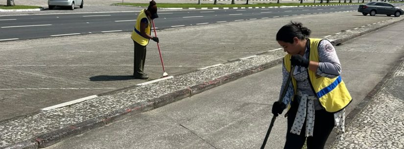 Prefeitura reforça limpeza e manutenção dos bairros de Caraguatatuba com mais bolsistas do PEAD