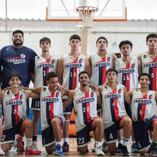 Caraguatatuba vence Taubaté por 87 a 37 e mantém invencibilidade na Copa Metropolitana de Basquete Sub-17