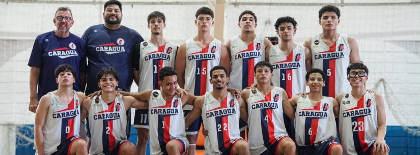 Caraguatatuba vence Taubaté por 87 a 37 e mantém invencibilidade na Copa Metropolitana de Basquete Sub-17