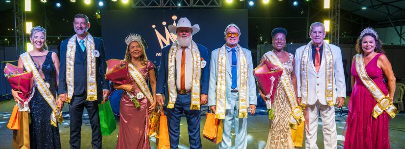 Miss e Mister 60+ celebram beleza, vitalidade e protagonismo da pessoa idosa em Caraguatatuba