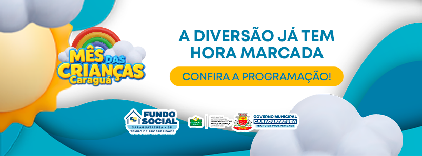 banner programação mes crianças